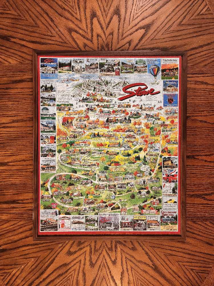 Stowe - Vermont-AS42-NIB - White Mountain Puzzles puzzle collectible [Barcode 724819247202] - Main Image 2