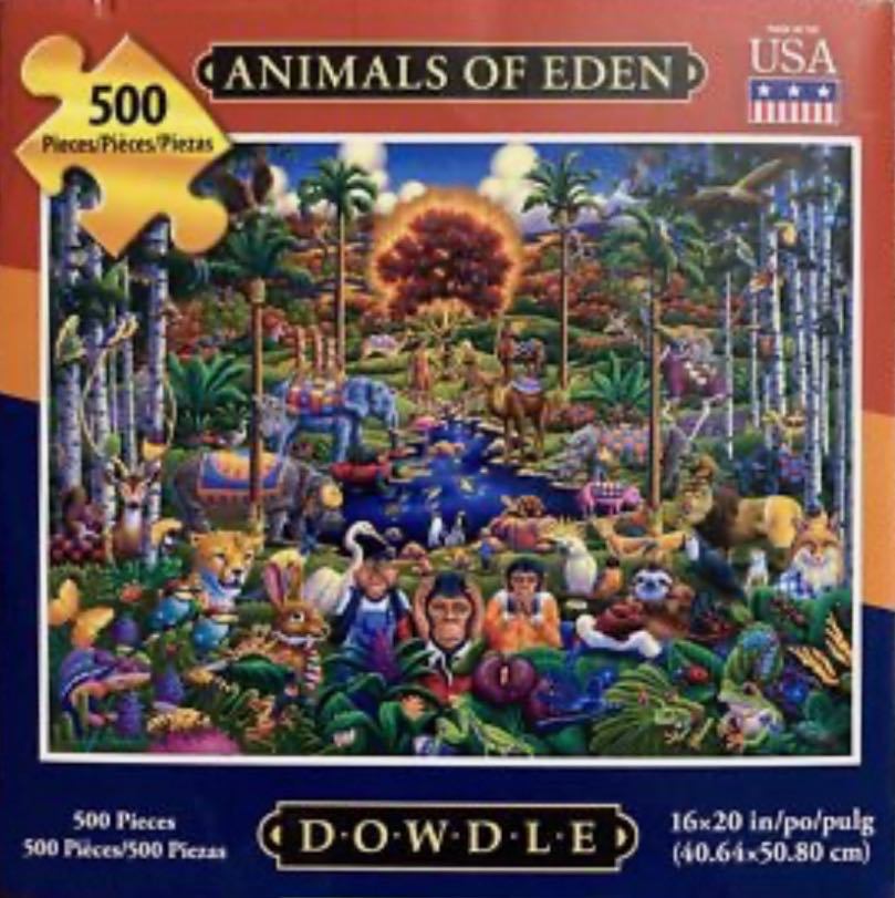 Animals of Eden - Dowdle puzzle collectible [Barcode 671095203678] - Main Image 2