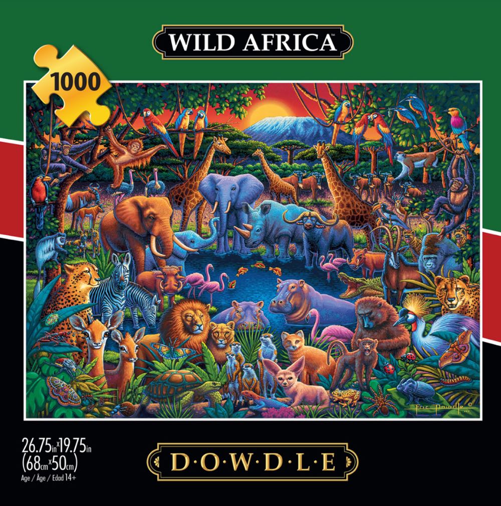 Wild Africa - Dowdle puzzle collectible [Barcode 671095404488] - Main Image 2