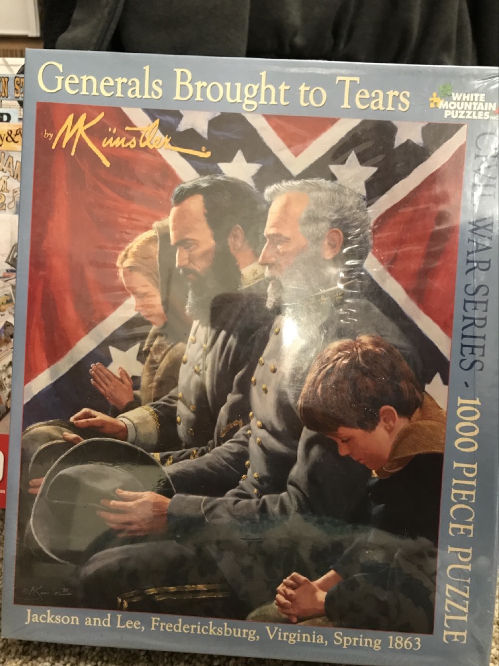 Generals Brought To Tears - White Mountain Puzzles puzzle collectible [Barcode 724819249329] - Main Image 2