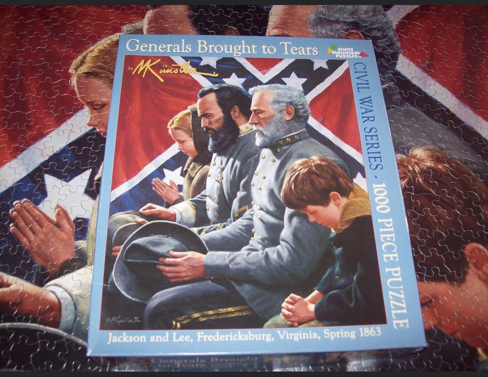 Civil War Series. Generals Brought To Tears. Big Box - White Mountain Puzzles puzzle collectible [Barcode 724819249329] - Main Image 3