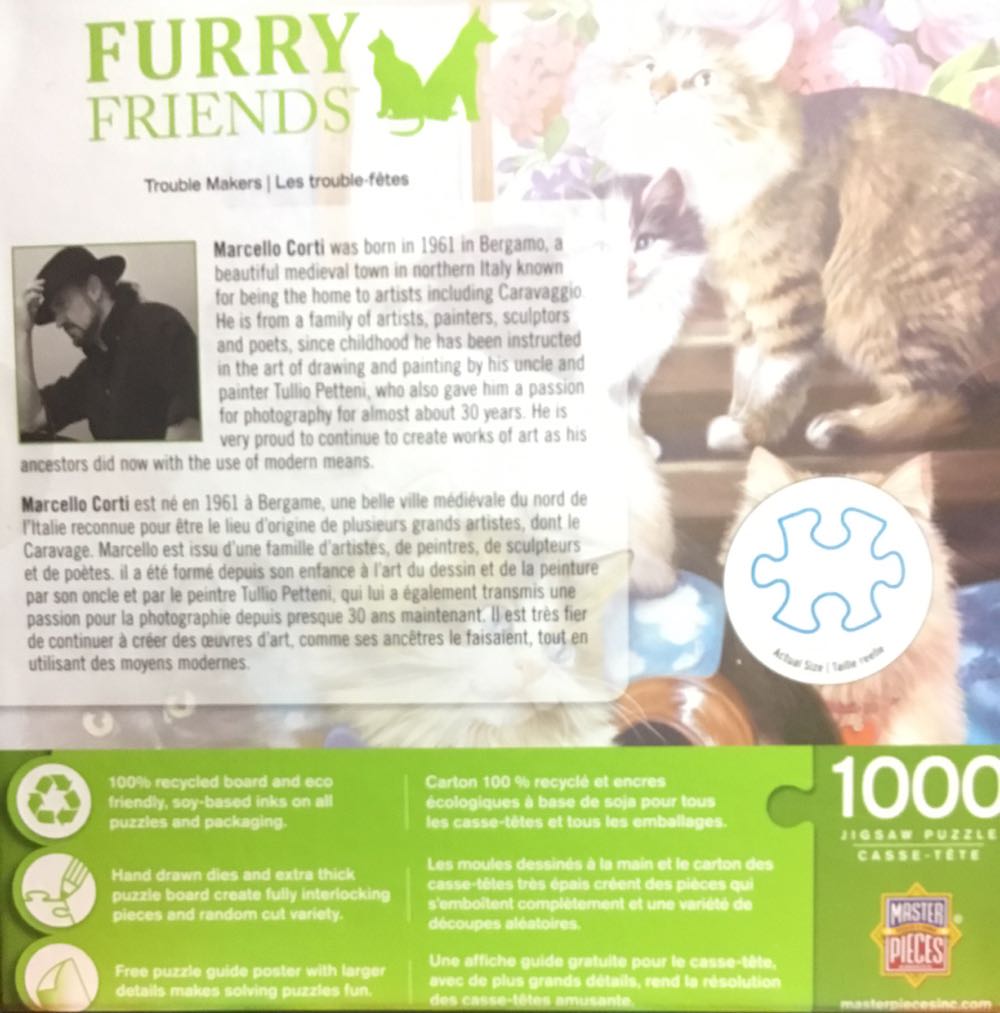 Trouble Makers - Cats - Master Pieces puzzle collectible [Barcode 705988719080] - Main Image 4