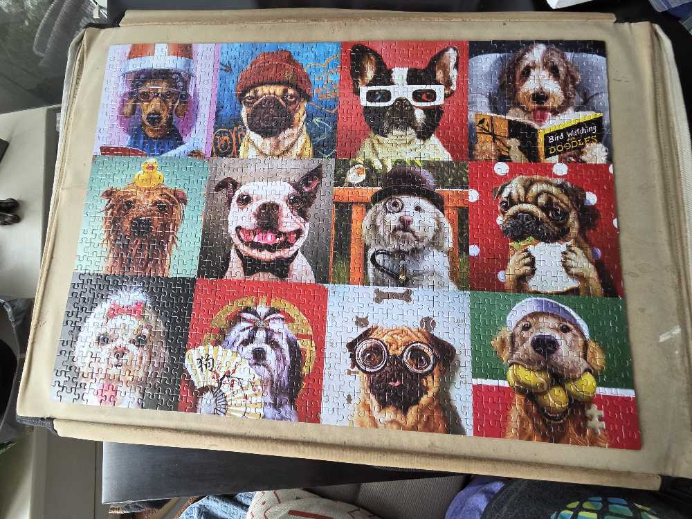 Funny Dogs - EuroGraphics puzzle collectible [Barcode 628136655231] - Main Image 3