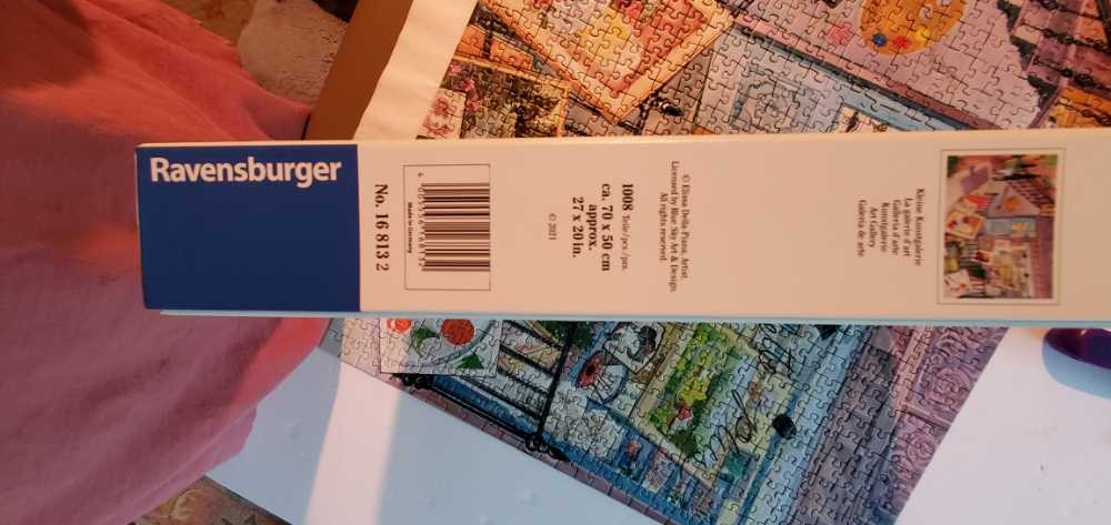 Art Gallery - Ravensburger puzzle collectible [Barcode 4005556168132] - Main Image 3