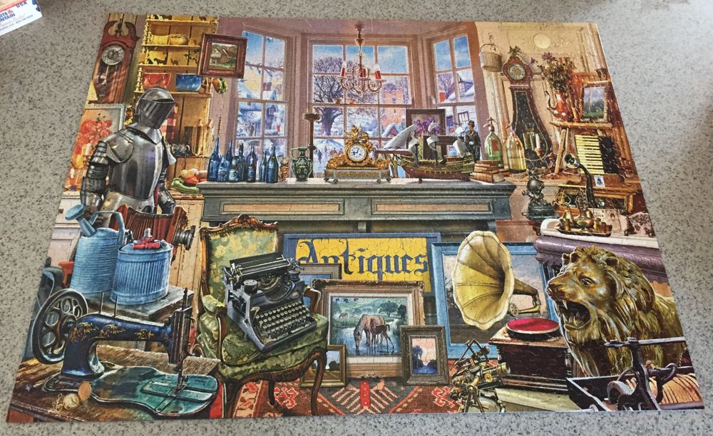 Antique Shoppe - White Mountain Puzzles puzzle collectible [Barcode 724819260300] - Main Image 2