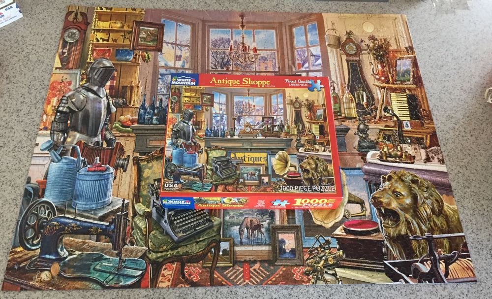 Antique Shoppe - White Mountain Puzzles puzzle collectible [Barcode 724819260300] - Main Image 3
