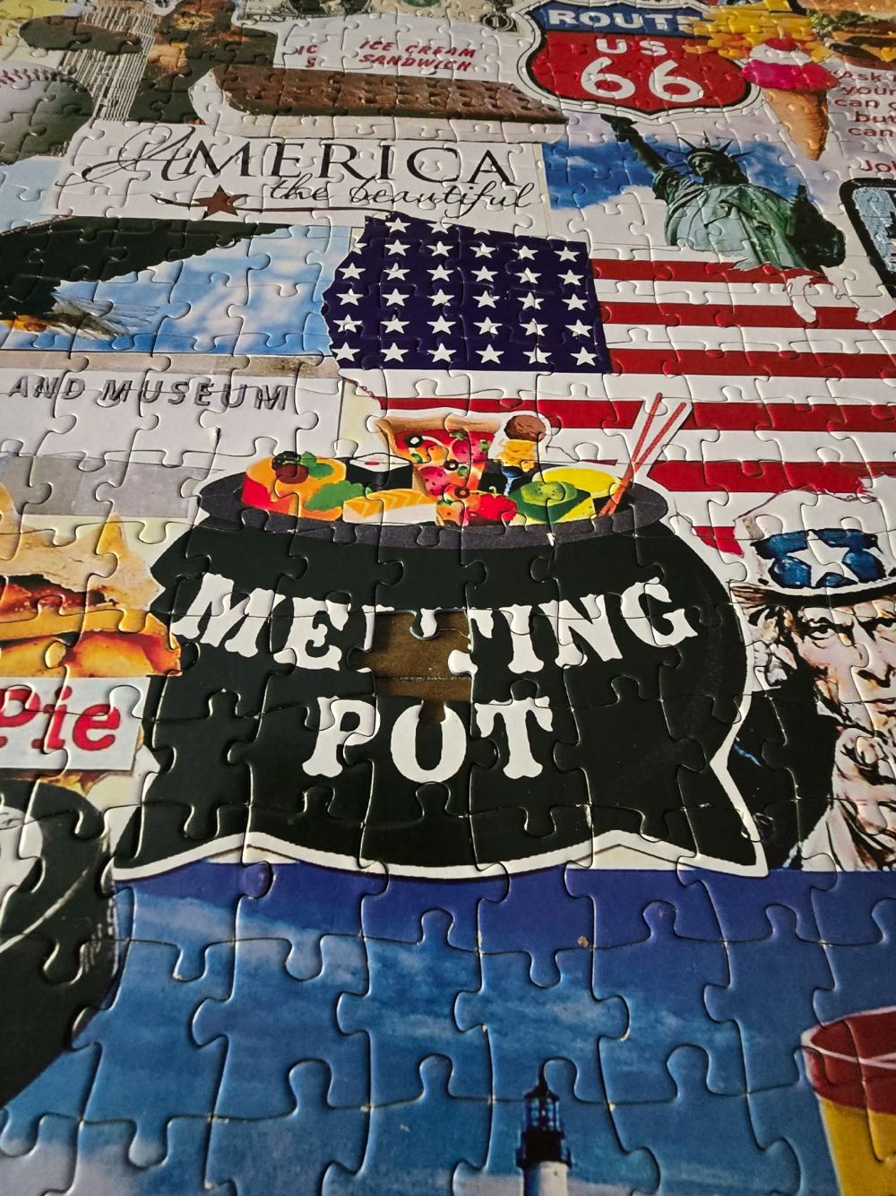 I Love America - White Mountain Puzzles puzzle collectible [Barcode 724819260195] - Main Image 3