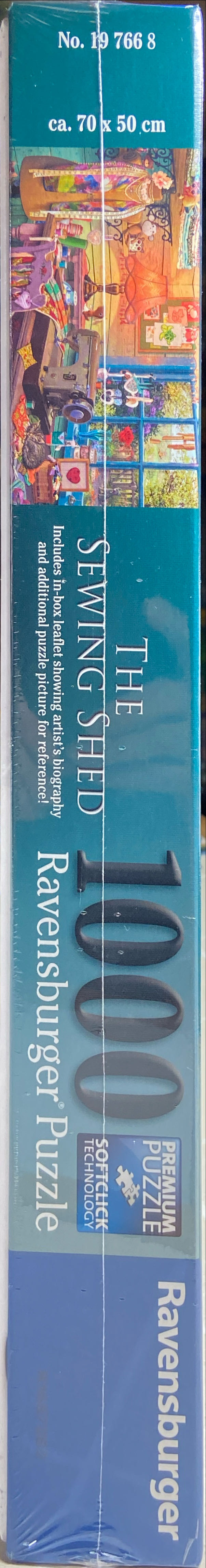 My Haven No. 4 The Sewing  Shed - Ravensburger puzzle collectible [Barcode 4005556197668] - Main Image 3