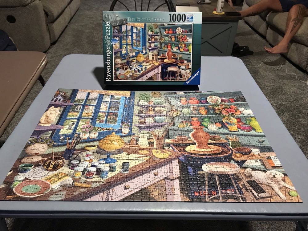 The Pottery Shed - 156, 9/13/21-SOLD - Ravensburger puzzle collectible [Barcode 4005556196982] - Main Image 2