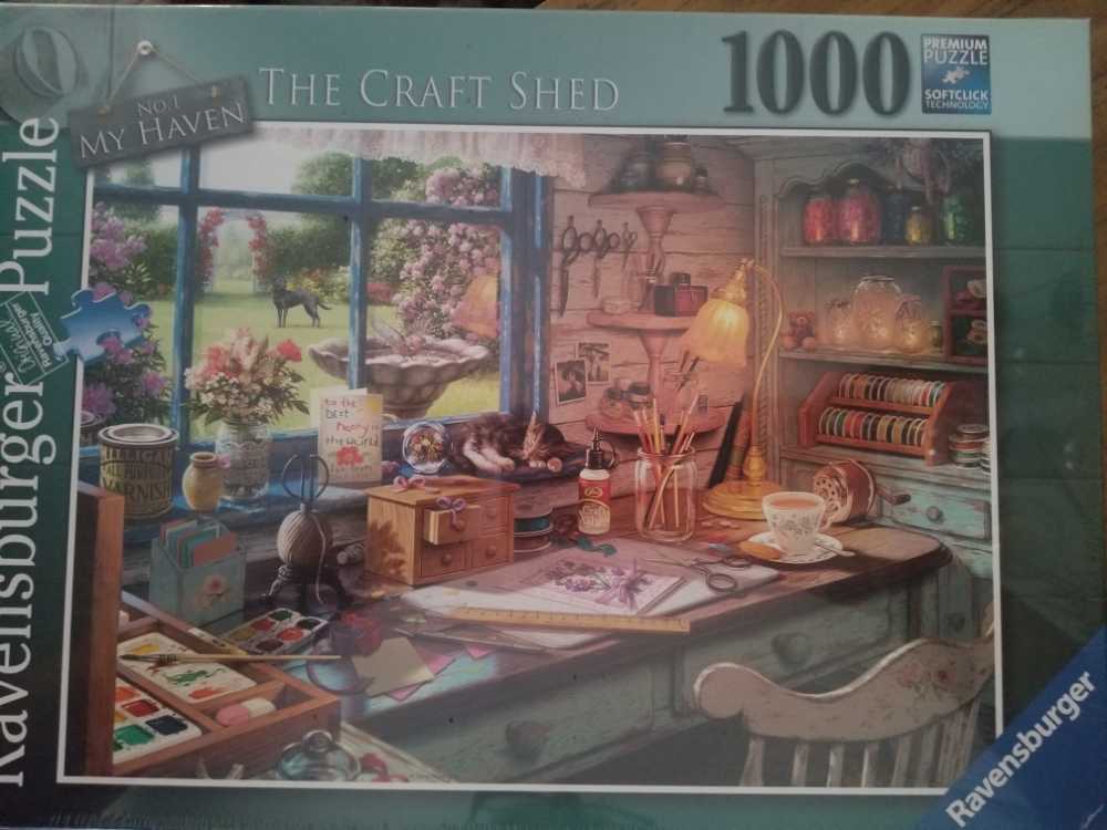 My Haven No 1: The Craft Shed - Ravensburger puzzle collectible [Barcode 4005556195909] - Main Image 2