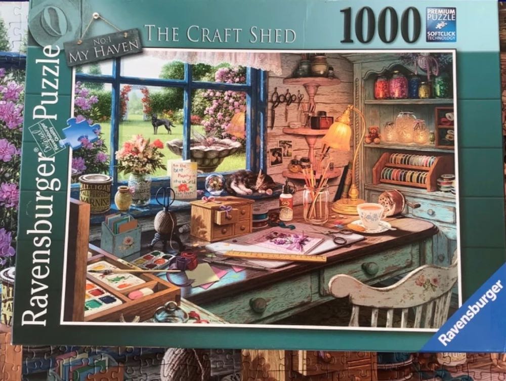 My Haven No 1: The Craft Shed - Ravensburger puzzle collectible [Barcode 4005556195909] - Main Image 4