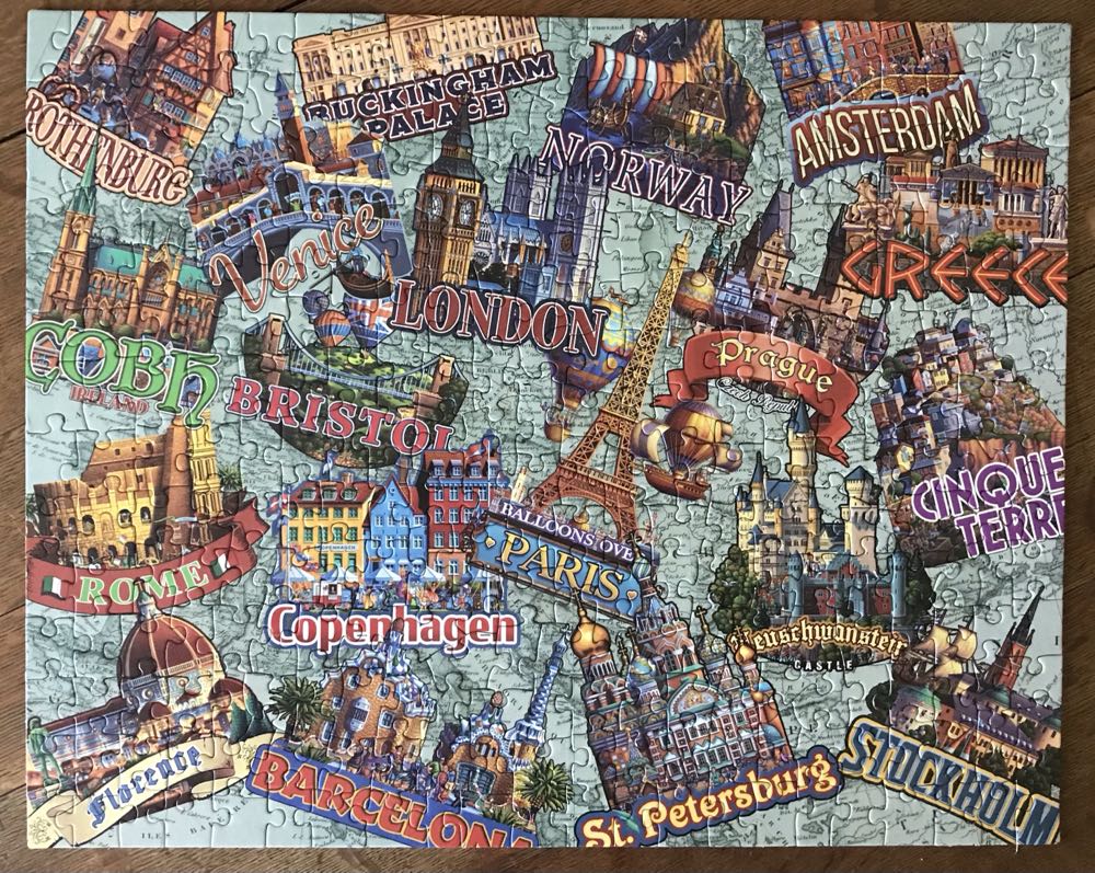 Travel Europe - Dowdle Puzzles puzzle collectible [Barcode 671095065078] - Main Image 2