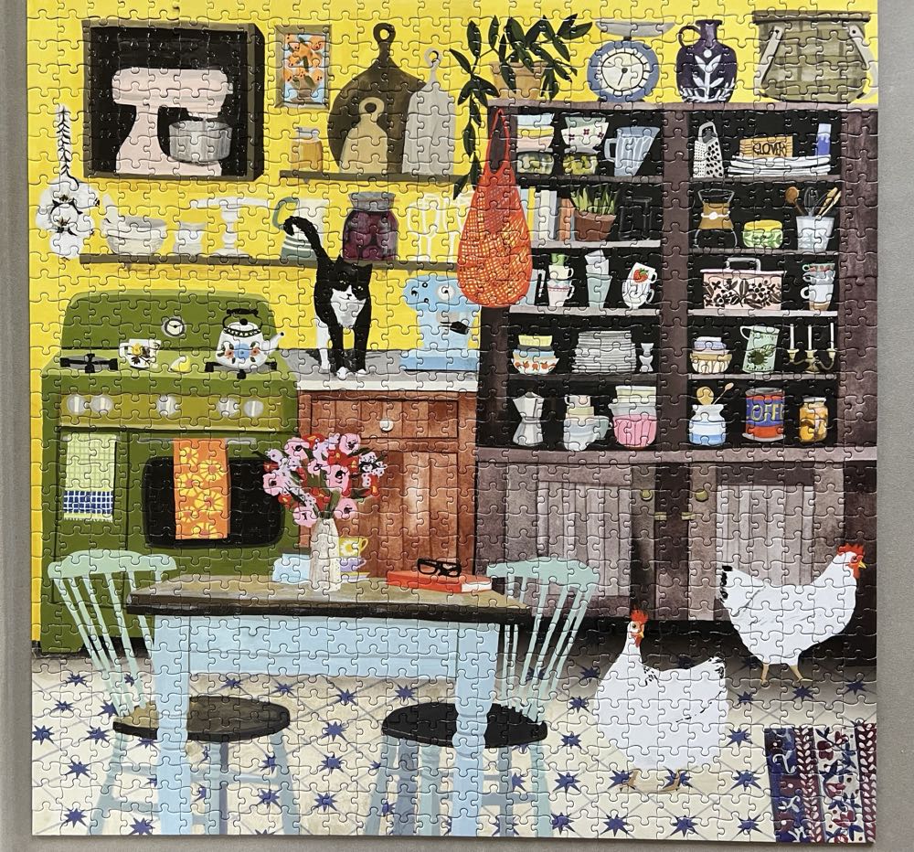 Kitchen Chickens - Eeboo puzzle collectible [Barcode 689196509988] - Main Image 2