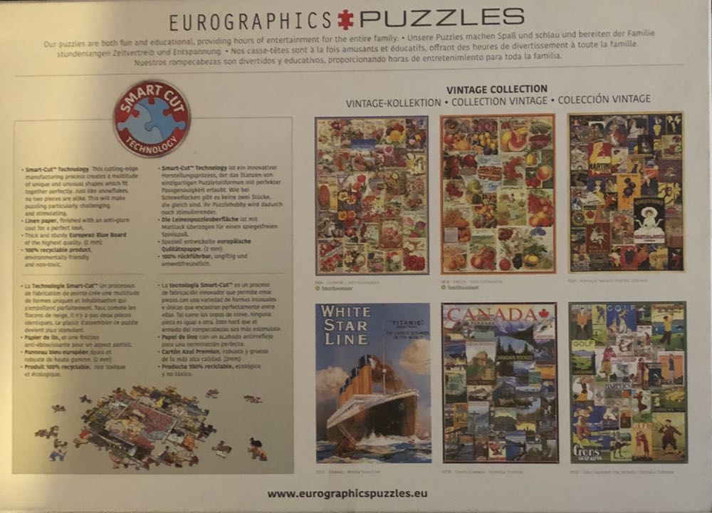 Canadian Pacific Adventures - EuroGraphics puzzle collectible [Barcode 628136606486] - Main Image 3