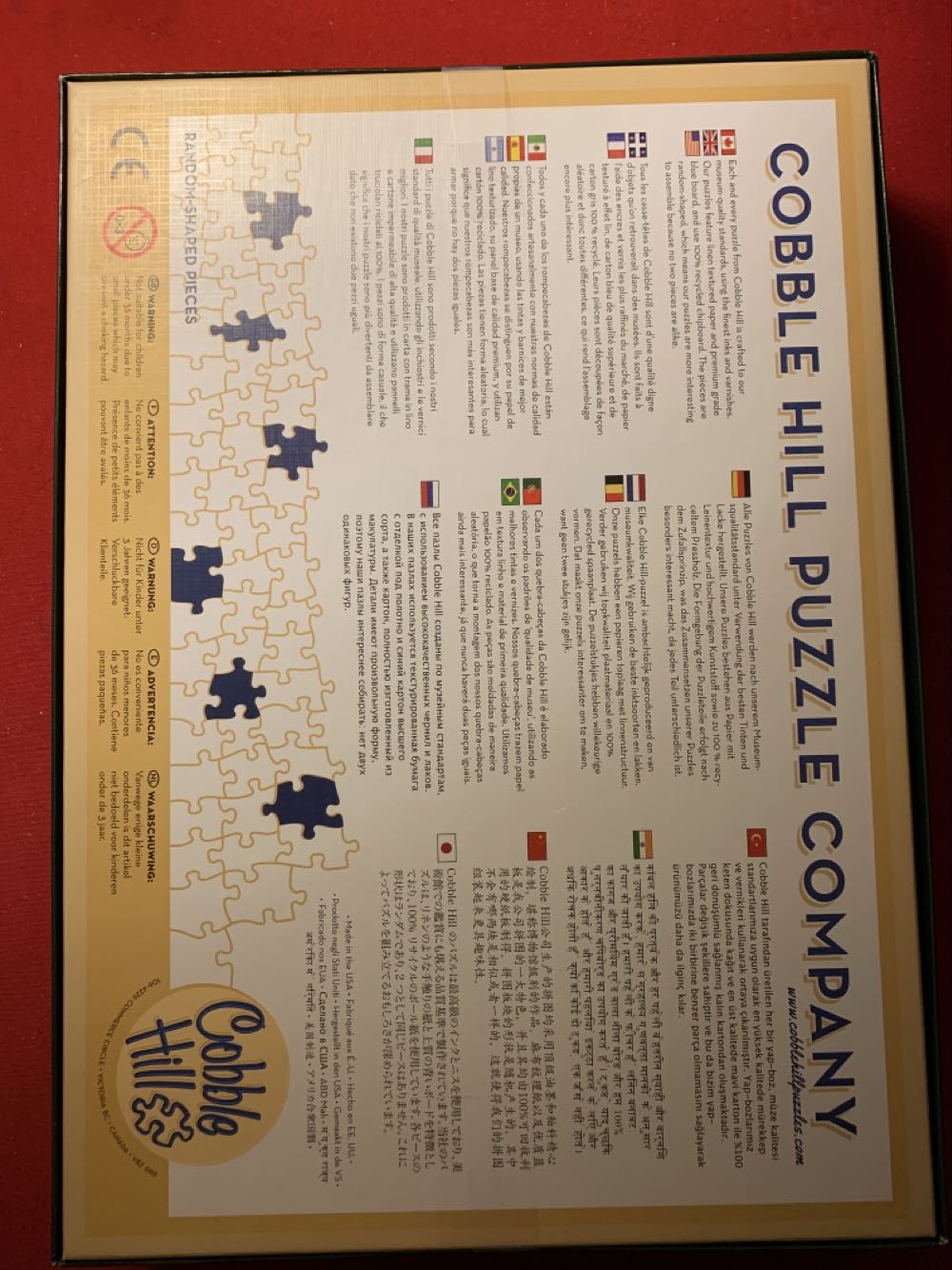 FROG BUSINESS - Cobble Hill puzzle collectible [Barcode 625012802185] - Main Image 2