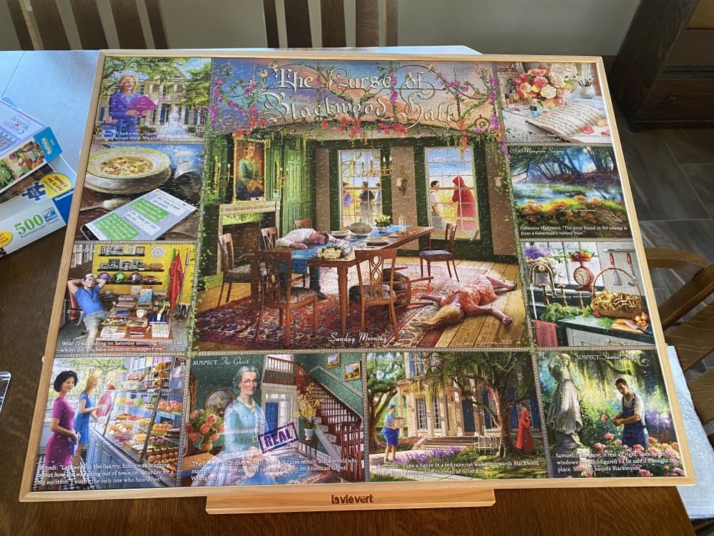 Curse Of Blackwood Hall - White Mountain Puzzles puzzle collectible [Barcode 724819261789] - Main Image 2