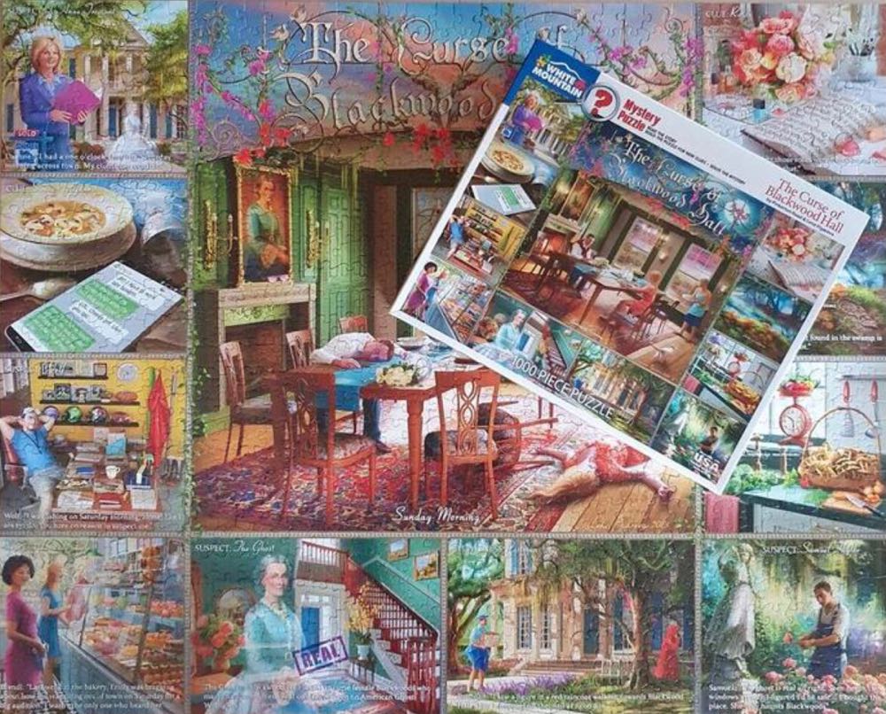 Curse Of Blackwood Hall - White Mountain Puzzles puzzle collectible [Barcode 724819261789] - Main Image 4