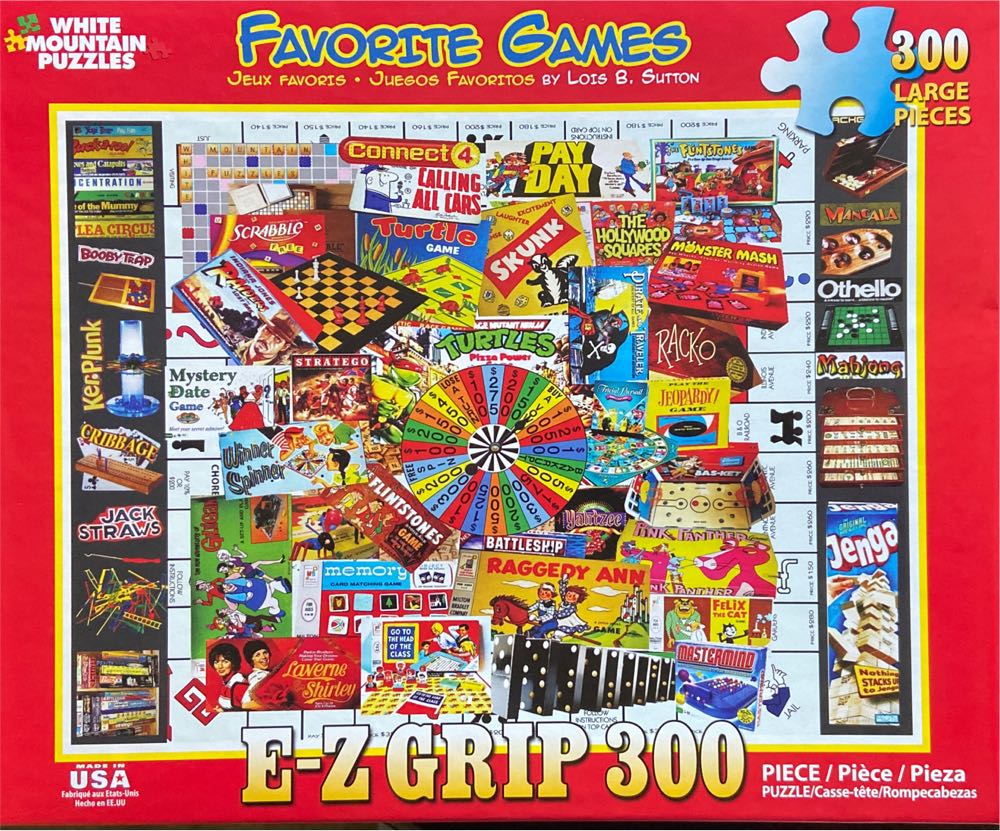 Favorite Games - White Mountain puzzle collectible [Barcode 724819257058] - Main Image 2