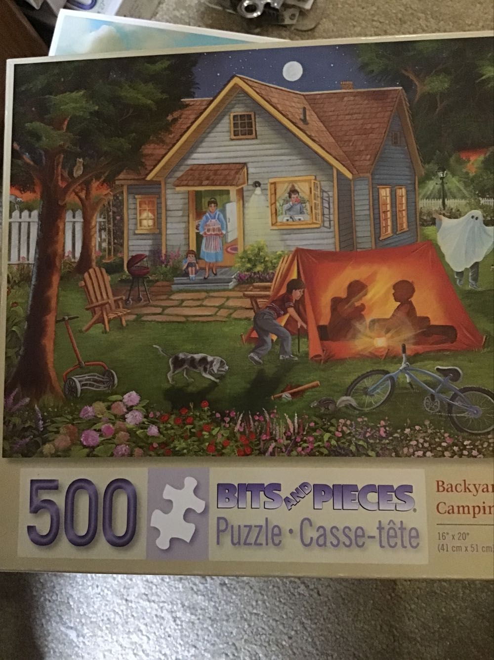 Backyard camping - Bits And Pieces puzzle collectible [Barcode 704812406226] - Main Image 2