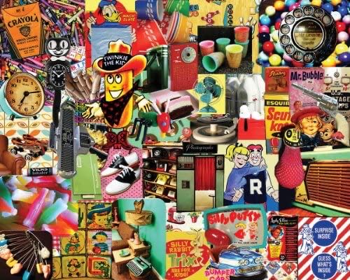 Retro, Retro, Retro - White Mountain Puzzles puzzle collectible [Barcode 724819256549] - Main Image 2