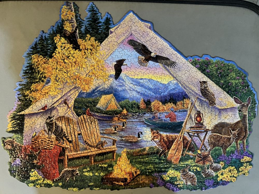 *Campfire memories*** - Bits And Pieces puzzle collectible [Barcode 192949030177] - Main Image 2