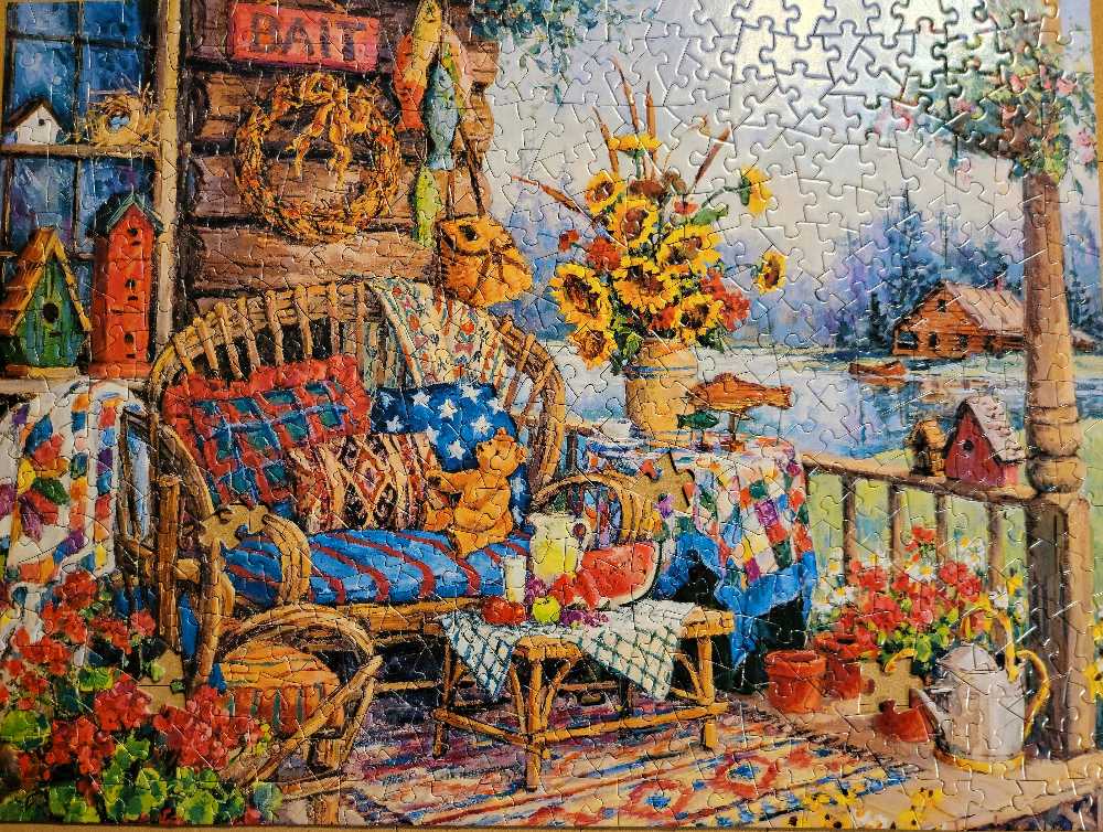 The Lodge - Bits And Pieces puzzle collectible [Barcode 704812113445] - Main Image 2