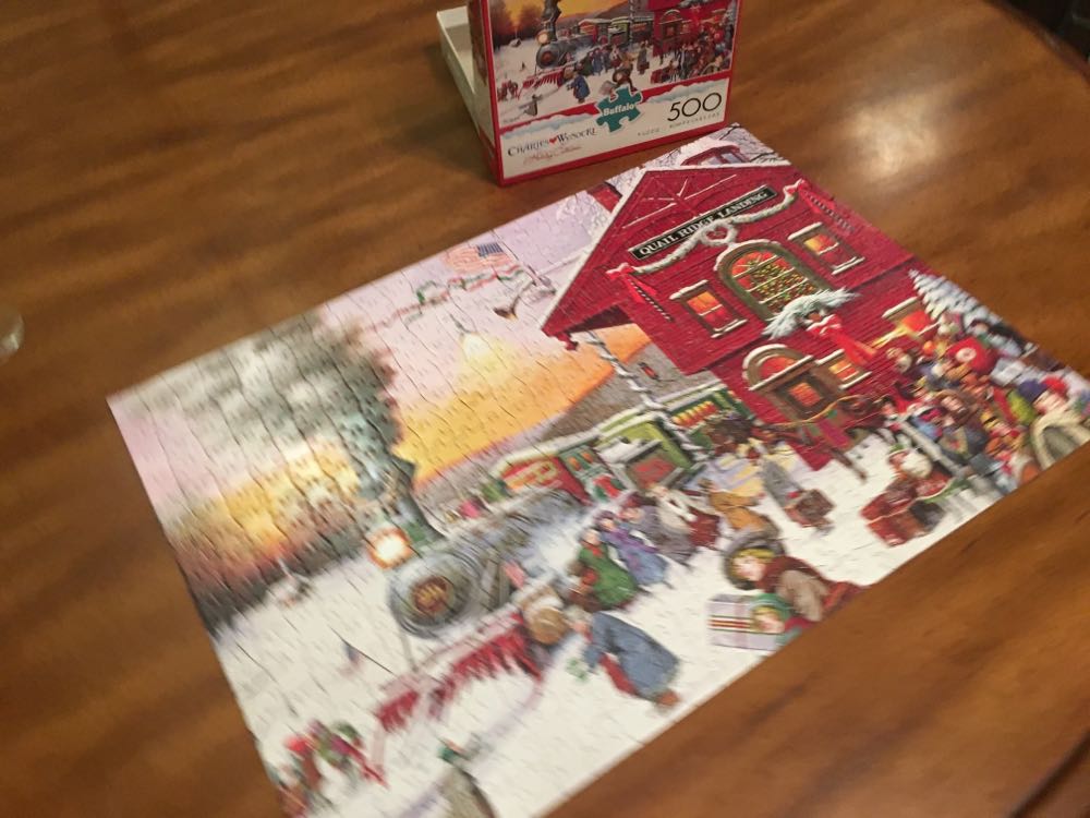 Whistle Stop Christmas - Buffalo puzzle collectible [Barcode 079346037162] - Main Image 2