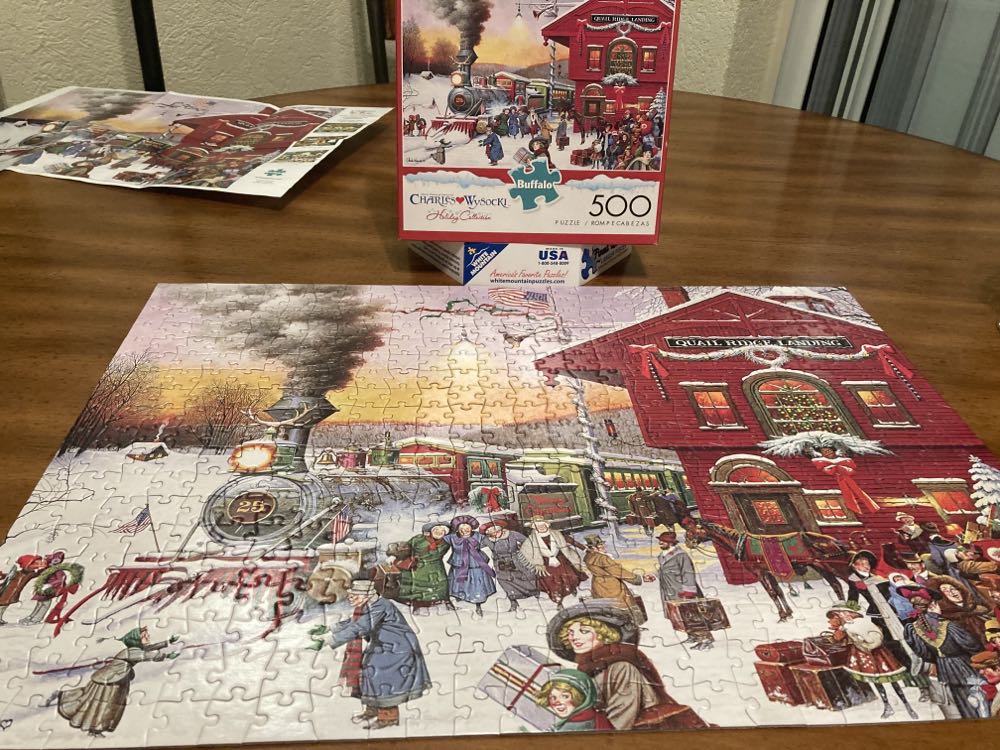 Whistle Stop Christmas - Buffalo puzzle collectible [Barcode 079346037162] - Main Image 3