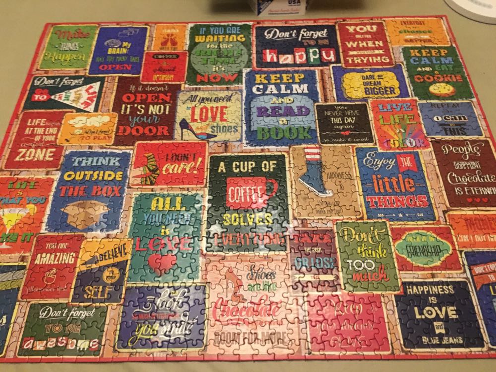 Words of Wisdom - White Mountain puzzle collectible [Barcode 724819264162] - Main Image 3