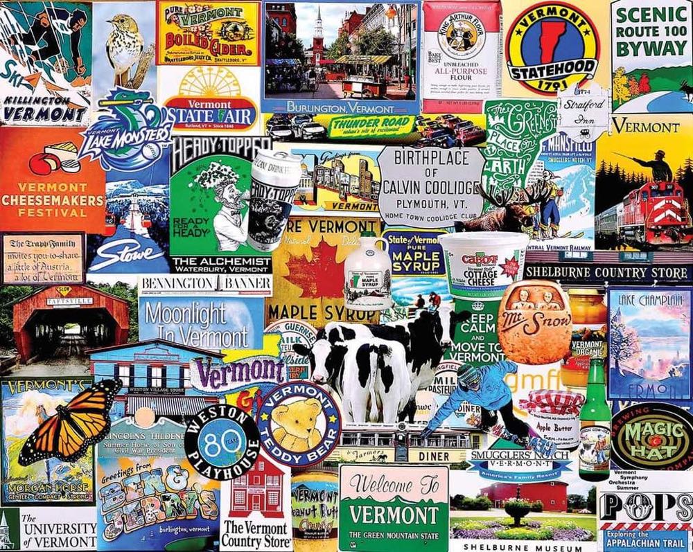 I Love Vermont - White Mountain puzzle collectible [Barcode 724819259779] - Main Image 2