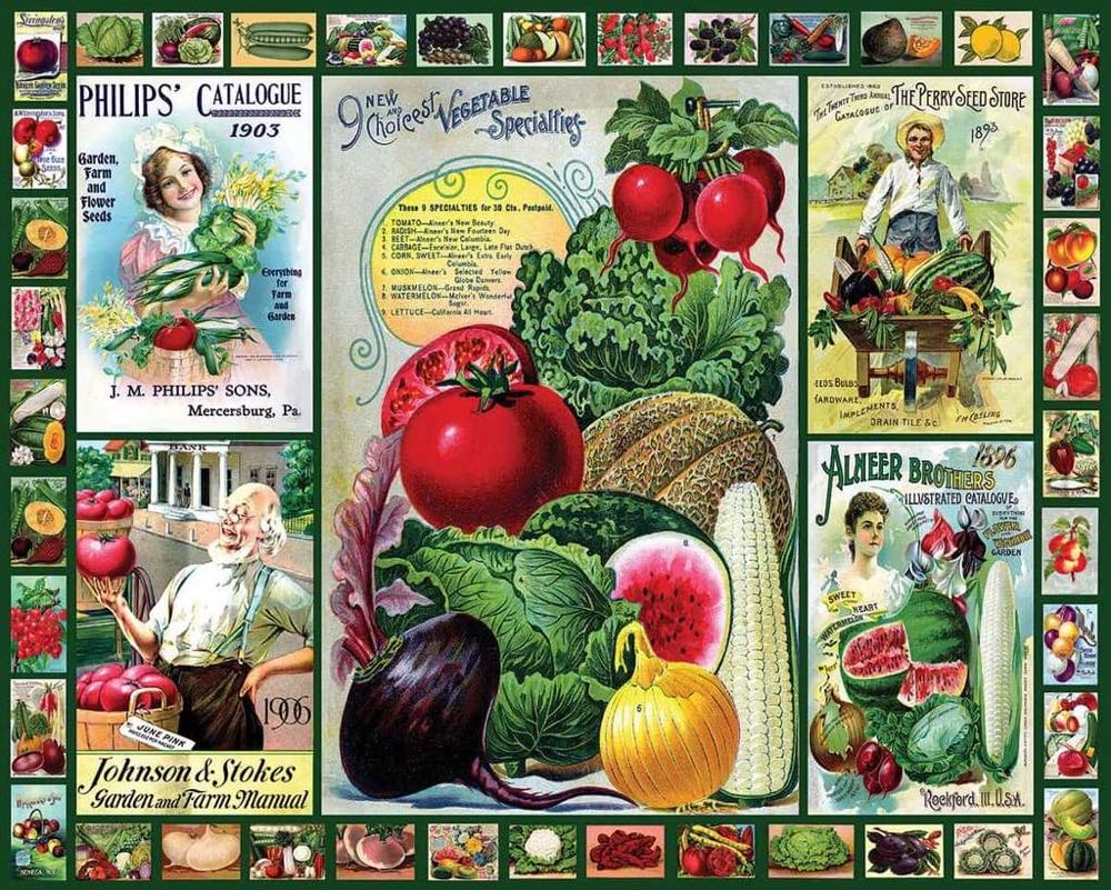 Everything For The Garden - White Mountain puzzle collectible [Barcode 724819262656] - Main Image 2