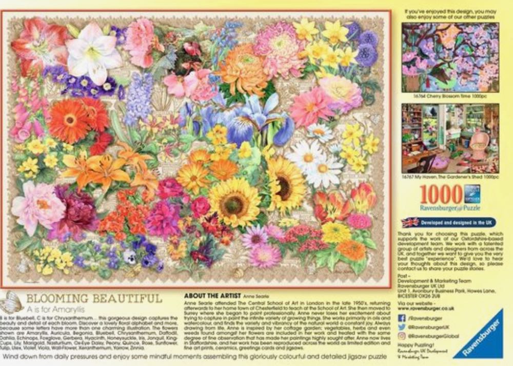 Blooming Beautiful (V) NFT - Ravensburger puzzle collectible [Barcode 4005556167623] - Main Image 4