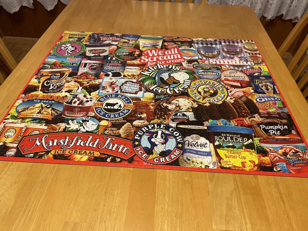 We All Scream For Ice Cream - New - White Mountain puzzle collectible [Barcode 724819257690] - Main Image 4