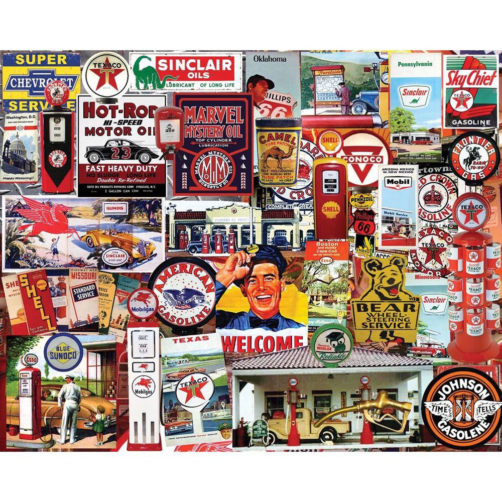 Fill Her Up* - White Mountain puzzle collectible [Barcode 724819256532] - Main Image 2