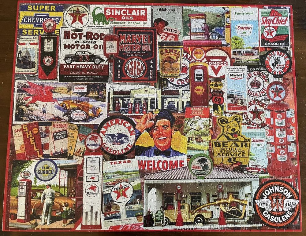 Fill Her Up* - White Mountain puzzle collectible [Barcode 724819256532] - Main Image 3