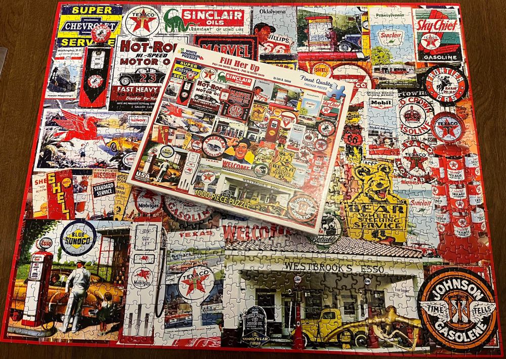 Fill Her Up* - White Mountain puzzle collectible [Barcode 724819256532] - Main Image 4