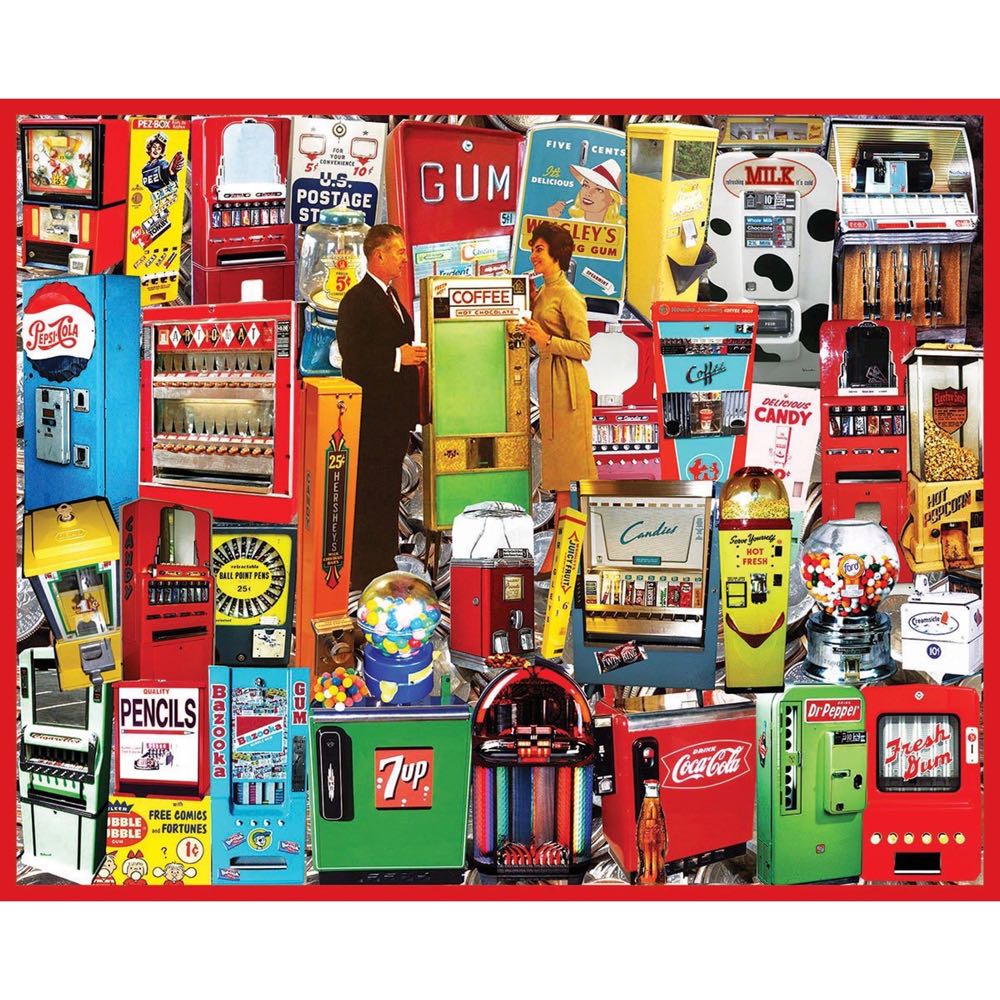 Vending Machines SOLD 2-1-26 $30 - White Mountain Puzzles puzzle collectible [Barcode 724819256921] - Main Image 2