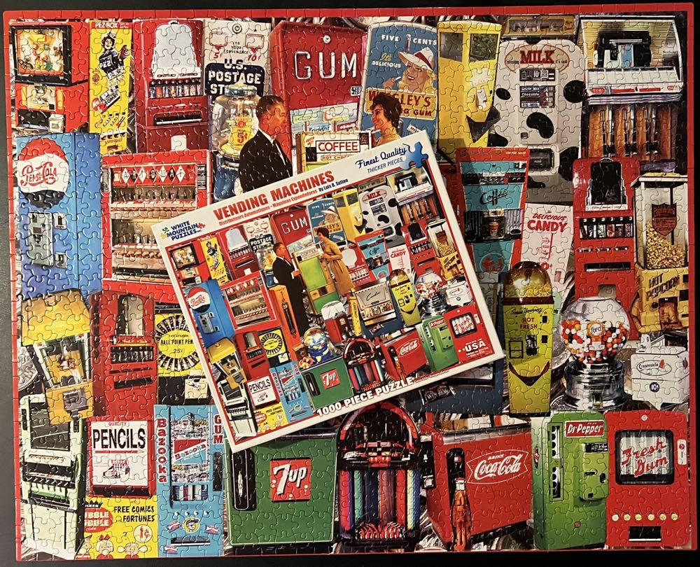 Vending Machines SOLD 2-1-26 $30 - White Mountain Puzzles puzzle collectible [Barcode 724819256921] - Main Image 4