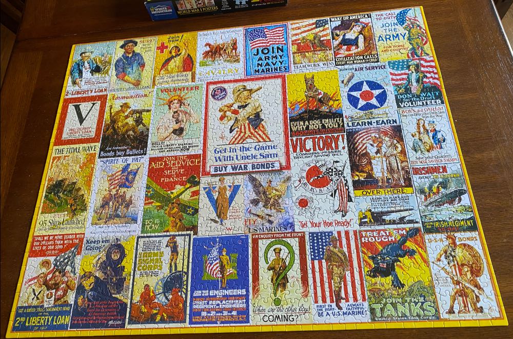 World War I Posters - White Mountain Puzzles puzzle collectible [Barcode 724819260508] - Main Image 3