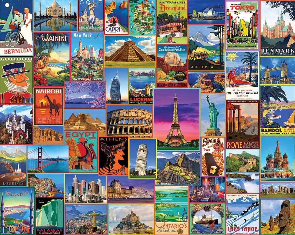 Best Places In The World - White Mountain puzzle collectible [Barcode 724819259465] - Main Image 2