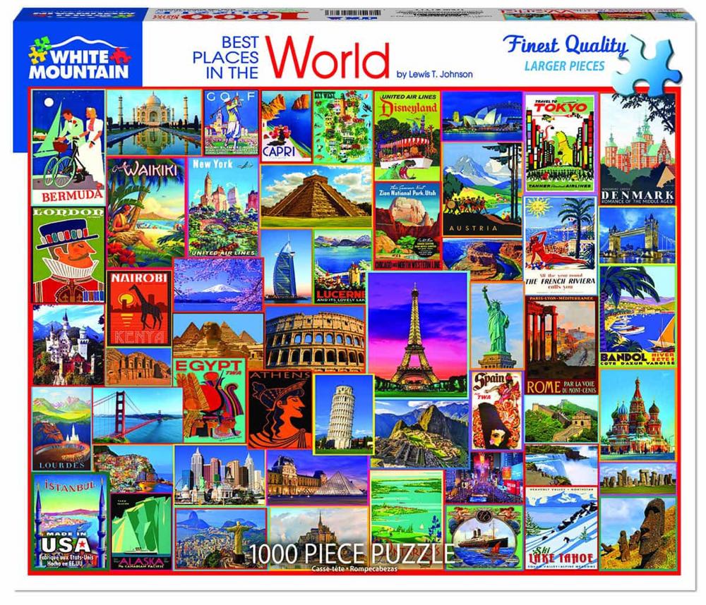 Best Places In The World - White Mountain puzzle collectible [Barcode 724819259465] - Main Image 3