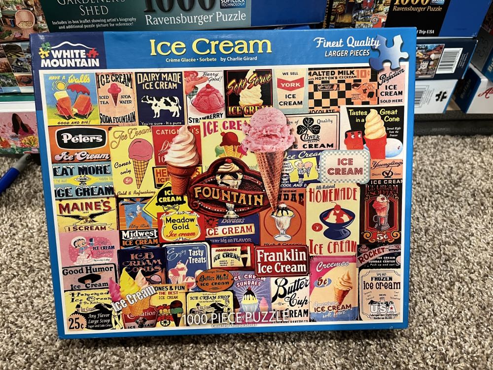 Ice Cream - White Mountain Puzzles puzzle collectible [Barcode 724819256273] - Main Image 3