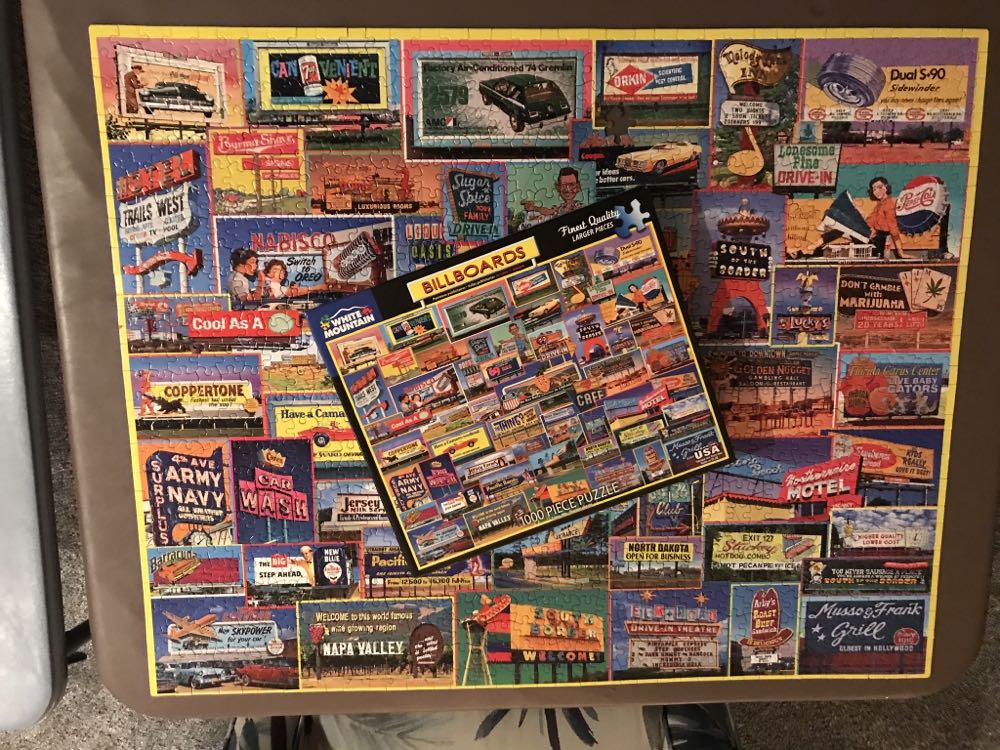 Billboards - White Mountain puzzle collectible [Barcode 724819260423] - Main Image 3