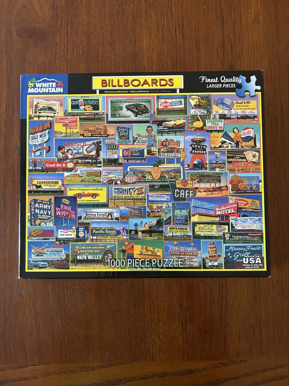 Billboards - White Mountain puzzle collectible [Barcode 724819260423] - Main Image 4