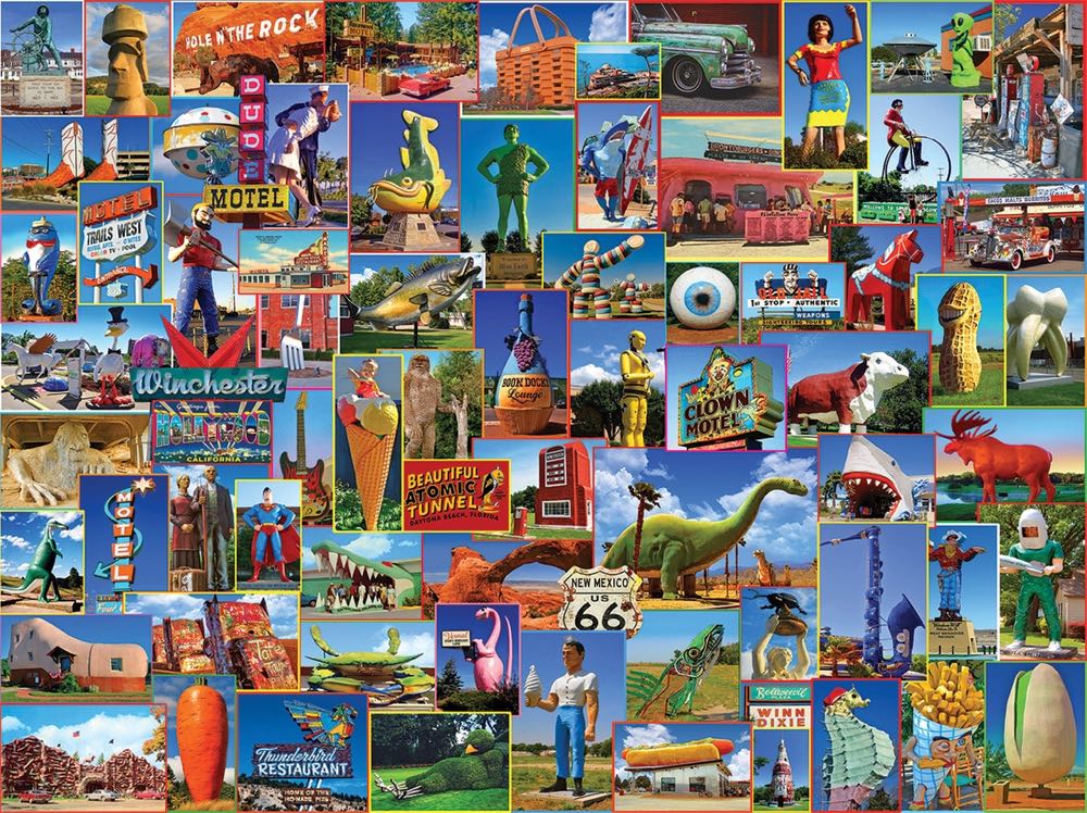 Roadside Marvels - White Mountain puzzle collectible [Barcode 724819260041] - Main Image 2