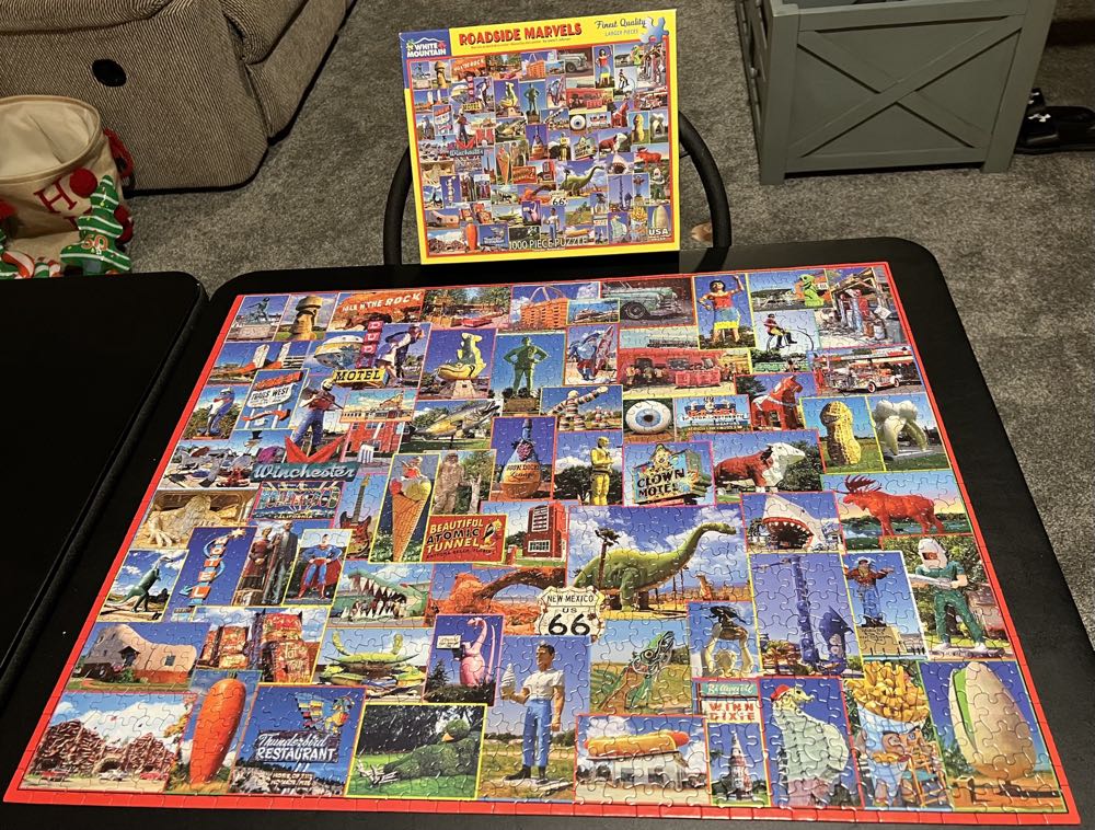 Roadside Marvels - White Mountain puzzle collectible [Barcode 724819260041] - Main Image 3