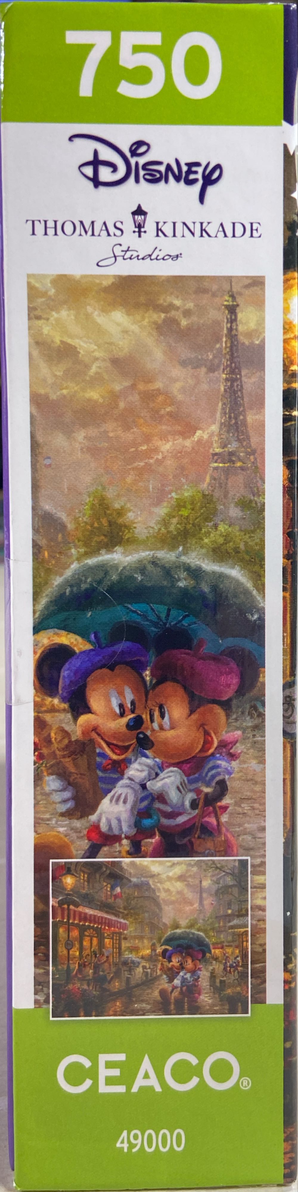 Mickey & Minnie in Paris - Ceaco puzzle collectible [Barcode 021081291781] - Main Image 4
