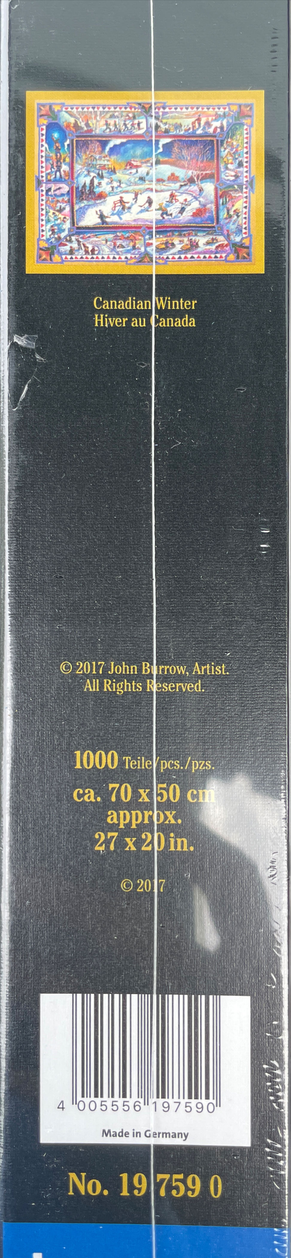 Canadian Winter (UV) Cheryl - Ravensburger puzzle collectible [Barcode 4005556197590] - Main Image 2