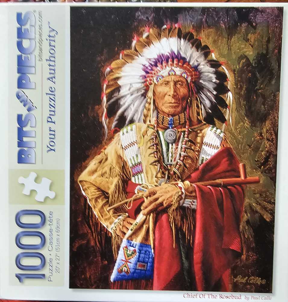 Chief Of The Rosebud - Bits And Pieces puzzle collectible [Barcode 192949011091] - Main Image 2