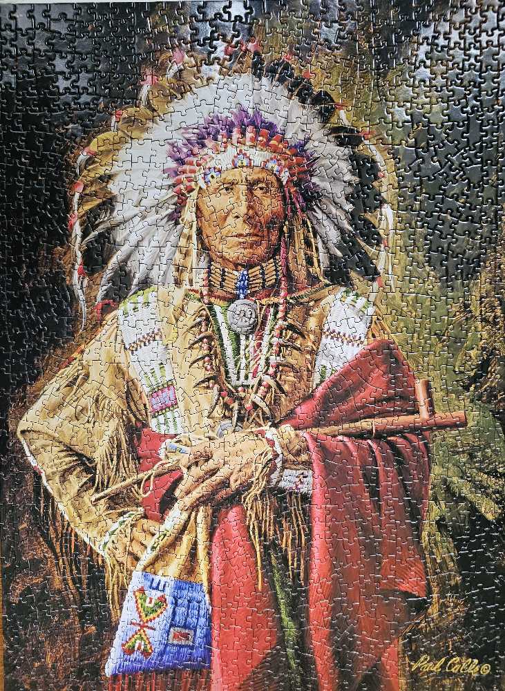 Chief Of The Rosebud - Bits And Pieces puzzle collectible [Barcode 192949011091] - Main Image 3